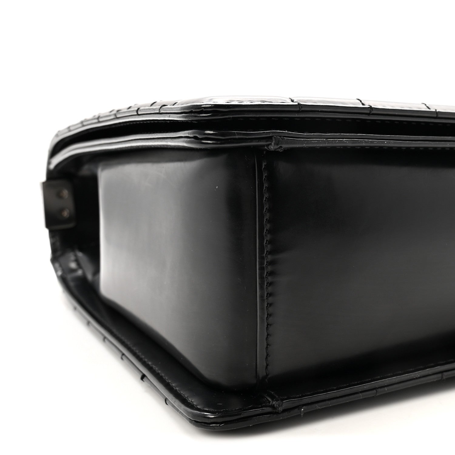 Chanel Glazed Calfskin Large Boy Flap Black 9 of 10