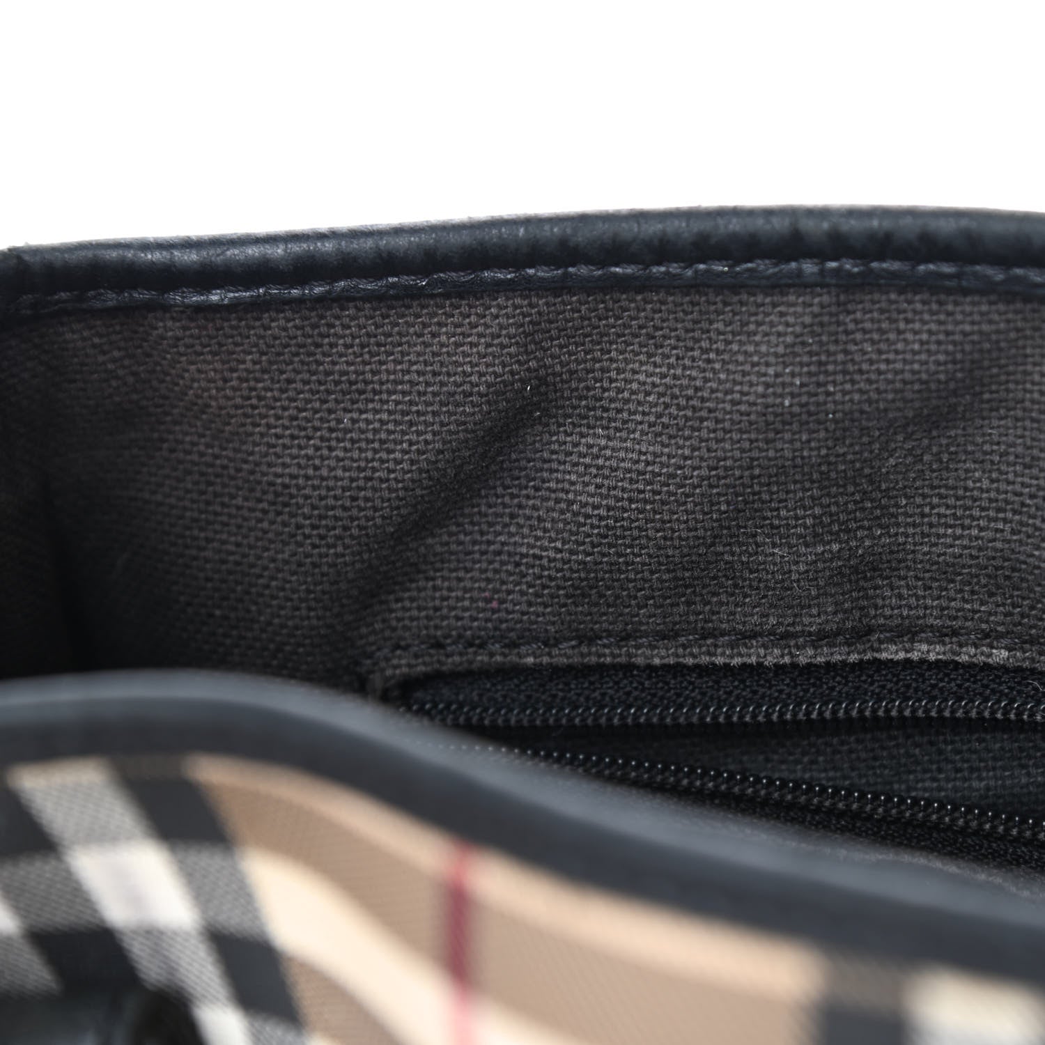 Burberry House Check Studded Tote Black 10 of 13