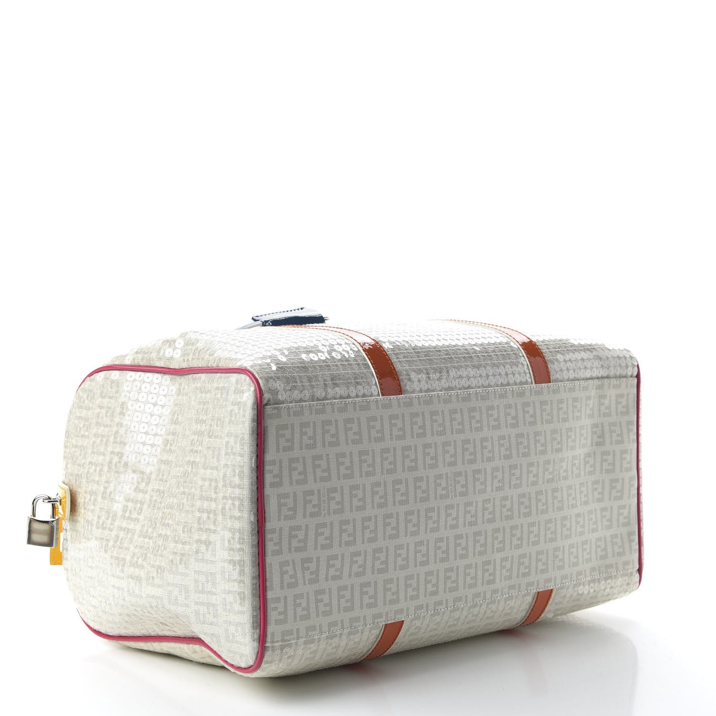 Sequin Patent Calfskin Zucchino Forever Boston White Multicolor