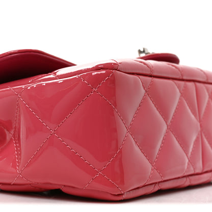 Chanel Patent Quilted Small Coco Shine Flap Pink 9 of 10