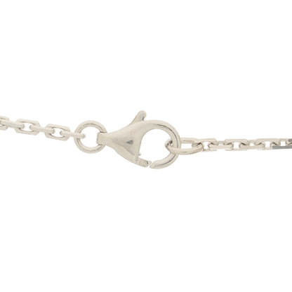 Cartier 18K White Gold 3 Diamonds LOVE Pendant Necklace 6 of 7
