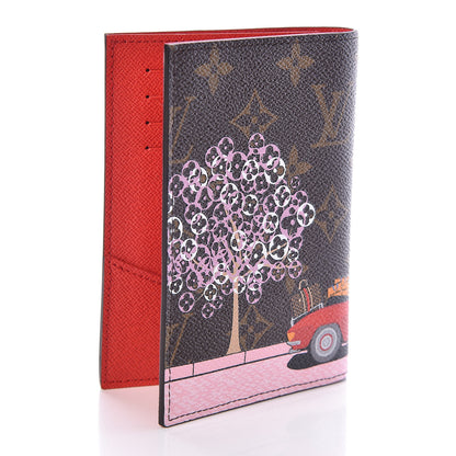 Louis Vuitton Monogram 2019 Christmas Animation Passport Cover Rouge 3 of 6