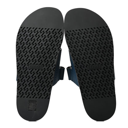 Hermes Epsom Mens Chypre Sandals 43 Bleu Mineral 4 of 4