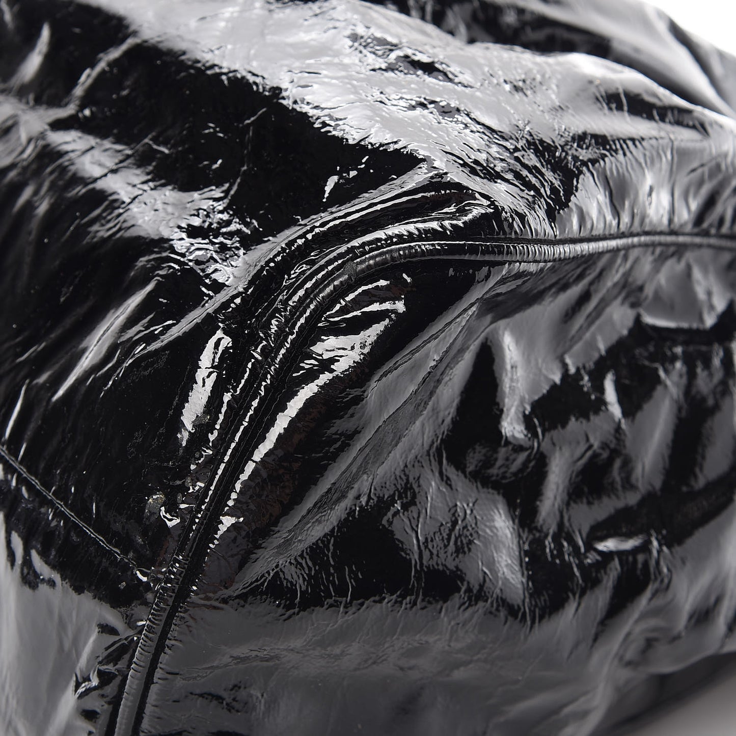Crushed Patent Ramona Black
