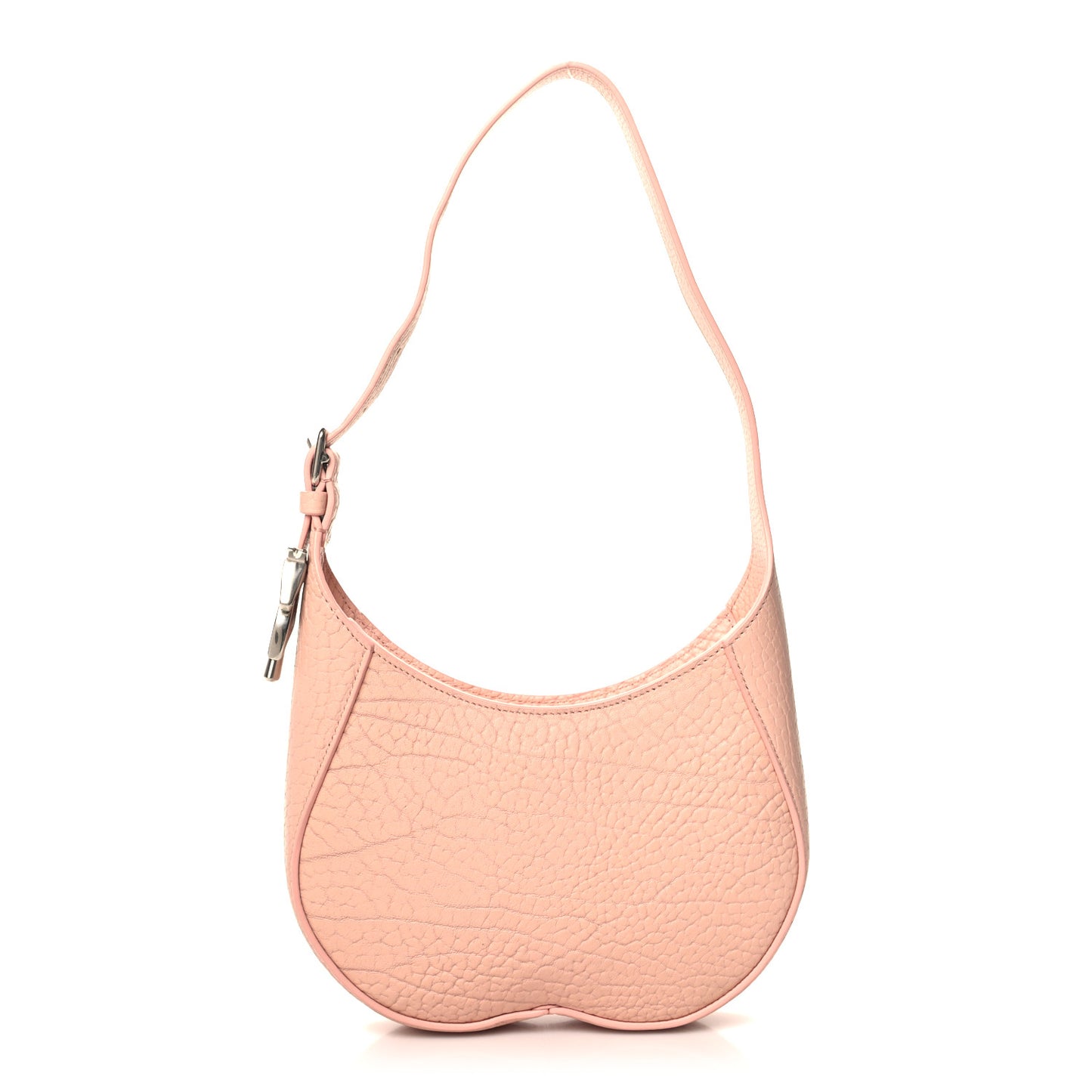 Signature Grain Small Chess Shoulder Bag Pink