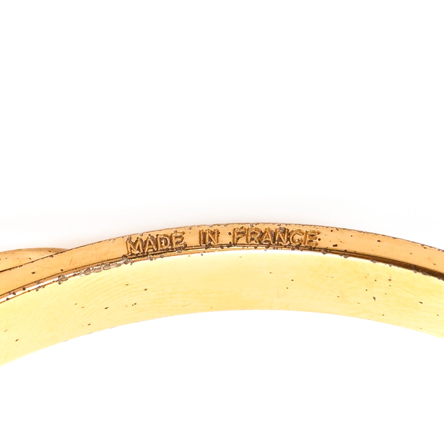 Hermes Lizard Narrow Belt Buckle Bangle Bracelet Vert Moyen 5 of 5