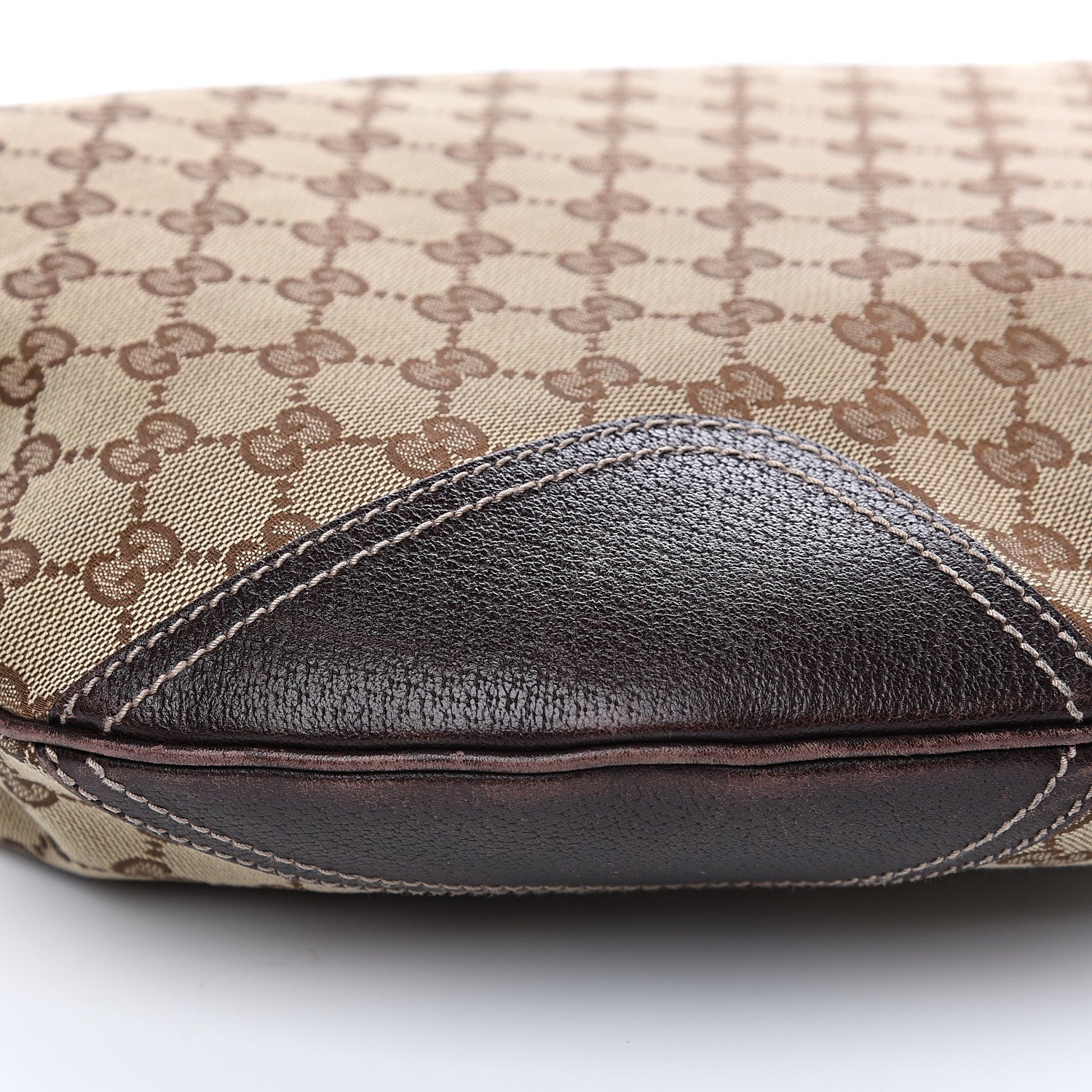 Gucci Monogram Large Princy Hobo Dark Brown 7 of 11