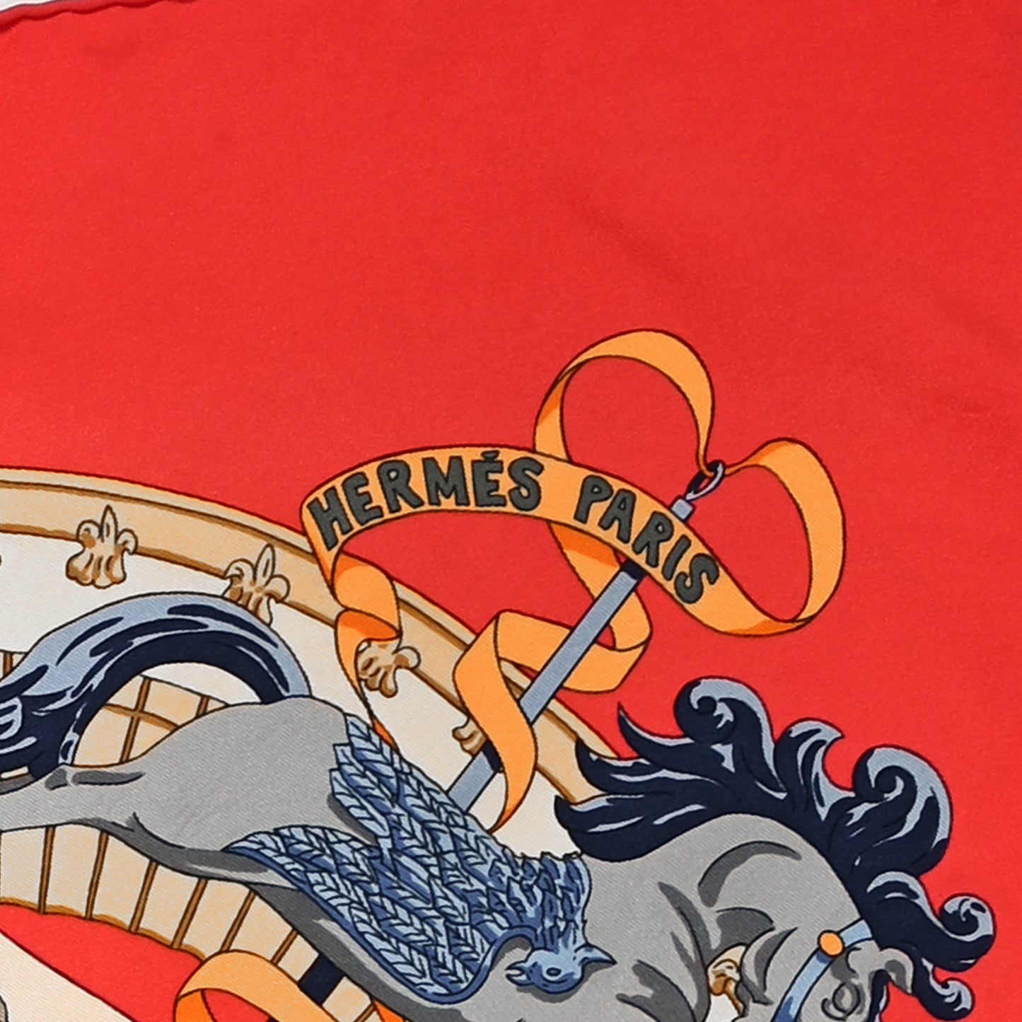 Silk Musee Vivant du Cheval Chantilly Scarf 90