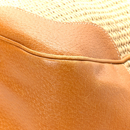 Prada Paglia Cinghiale Frame Bag Naturale Cuoio 9 of 10