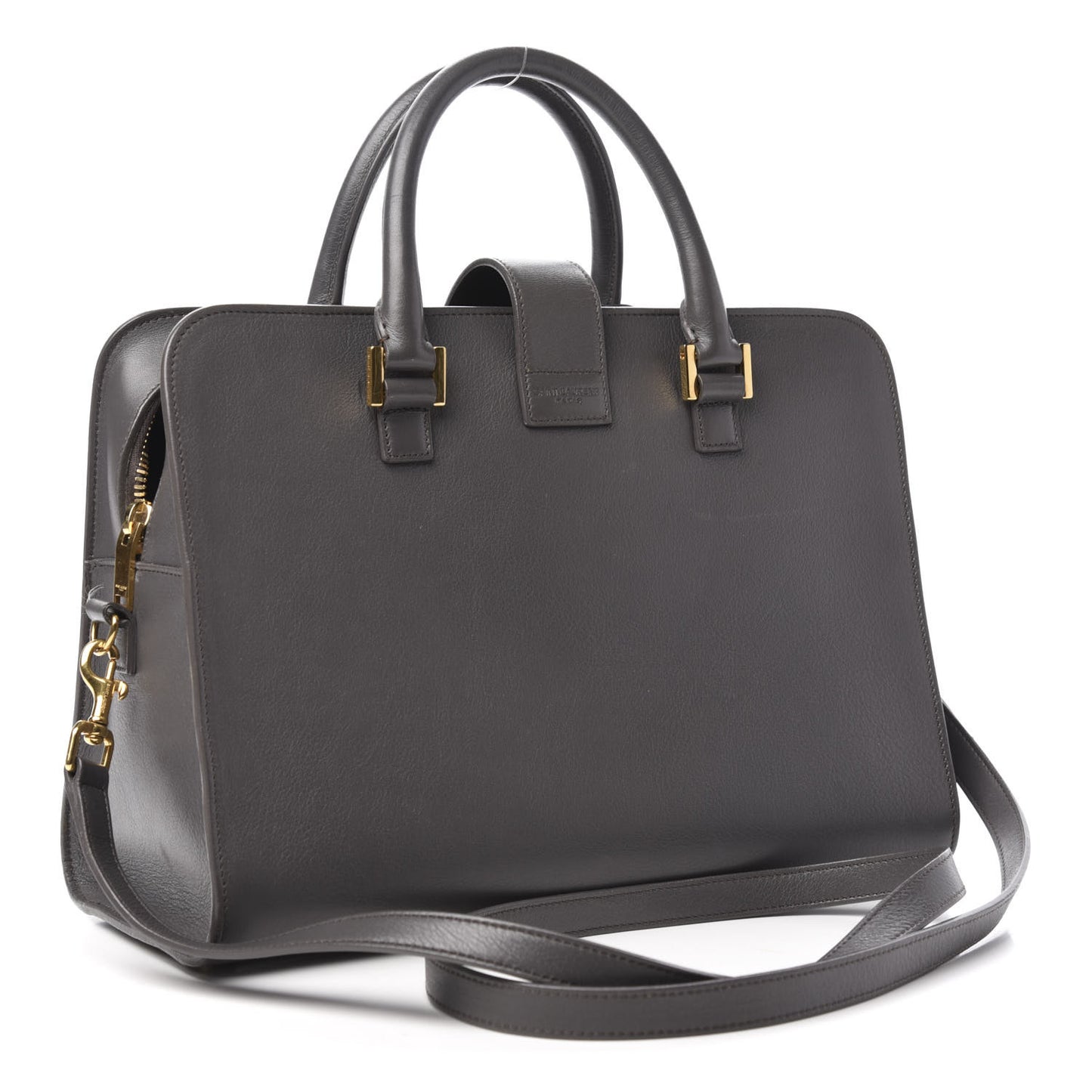 Calfskin Small Monogram Cabas Grey