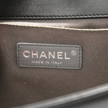 Chanel Lambskin Quilted Medium Boy Flap Black 6 of 10
