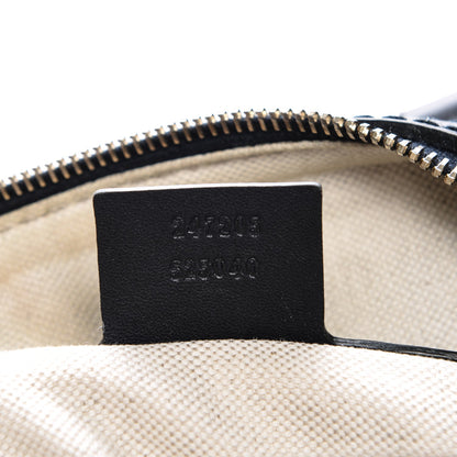 Gucci Monogram Selleria Calfskin Vintage Web Medium Boston Beige Blue 8 of 12