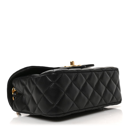 Chanel Lambskin Quilted Casino Chips Mini Flap Black 4 of 9