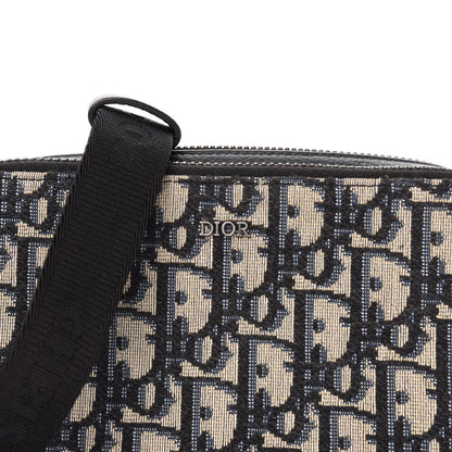 Christian Dior Oblique Pouch Beige Black 10 of 10