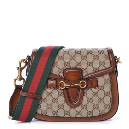 Gucci Monogram Medium Lady Web Shoulder Bag Beige Cuir 1 of 9