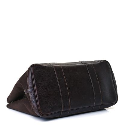Hermes Toile Negonda Garden Party Tote 36 MM Chocolate 4 of 15