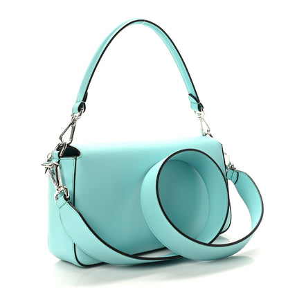 Fendi X TIFFANY Nappa Silver Baguette Blue Tiffany Silver 3 of 8