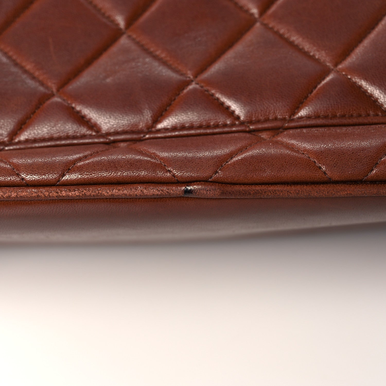 Chanel Lambskin Quilted Medallion Tote Brown 25 of 26