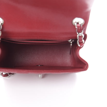 Chanel Caviar Quilted Mini Square Flap Red 5 of 10