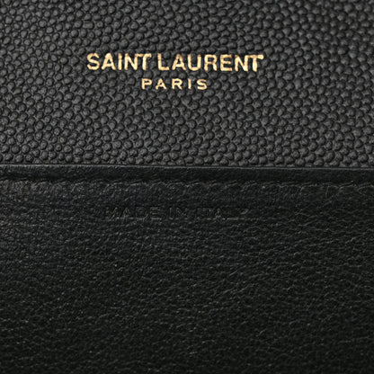 Saint Laurent Grain de Poudre Uptown Chain Wallet Black 7 of 11