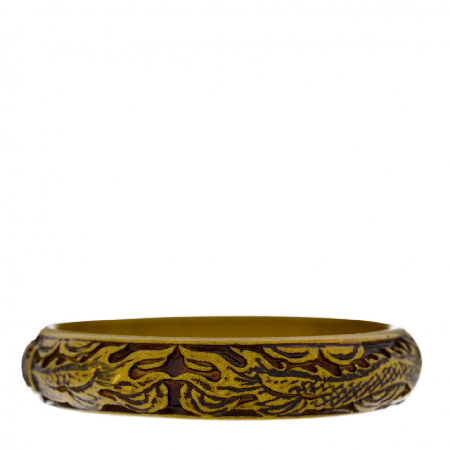 Resin Flora Bracelet L Giallo