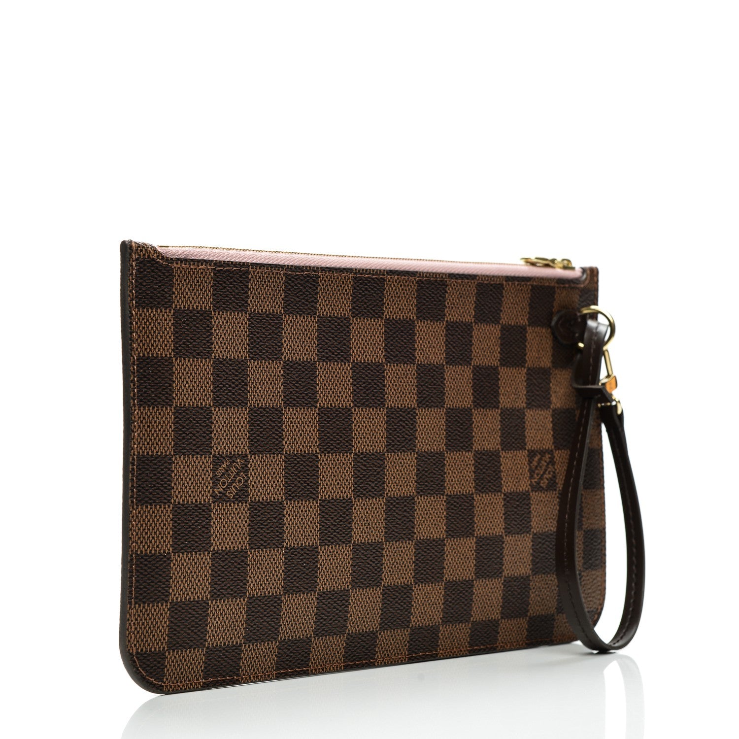 Louis Vuitton Damier Ebene Neverfull MM GM Pochette Rose Ballerine 3 of 7