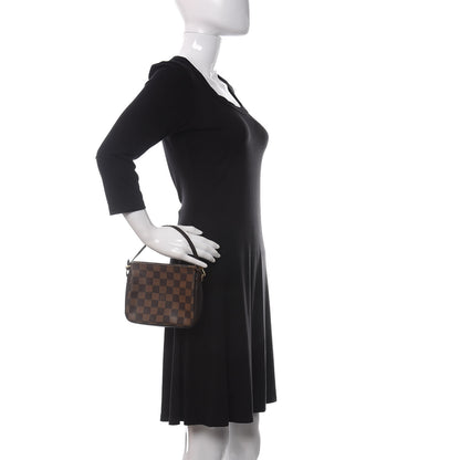 Louis Vuitton Damier Ebene Trousse Make Up Bag Pochette 2 of 10