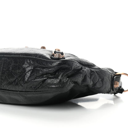 Balenciaga Agneau Giant Rose Gold Hardware Hip Black 9 of 10