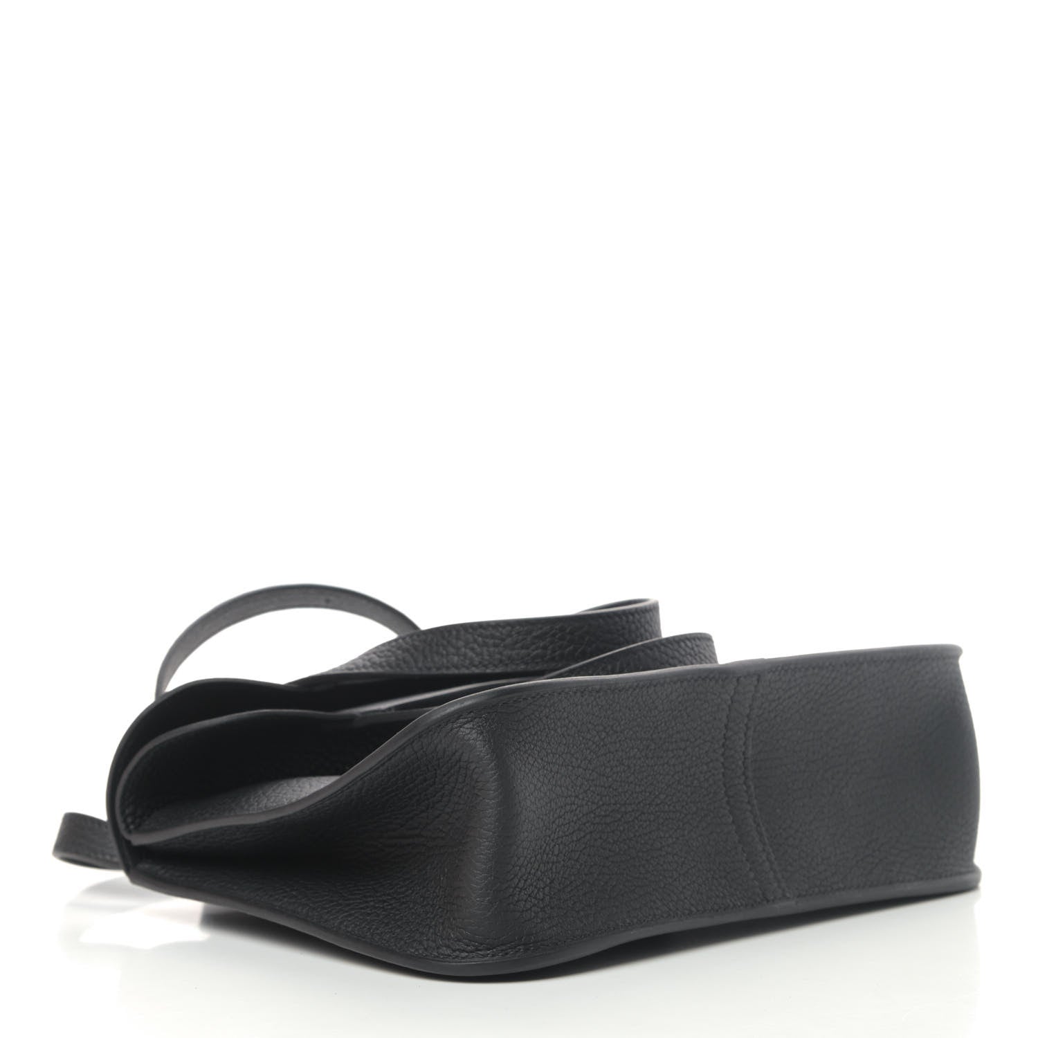 Hermes Taurillon Clemence Halzan 25 Black 5 of 7