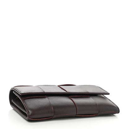 Bottega Veneta Nappa Maxi Intrecciato Continental Flap Wallet Grape 4 of 6