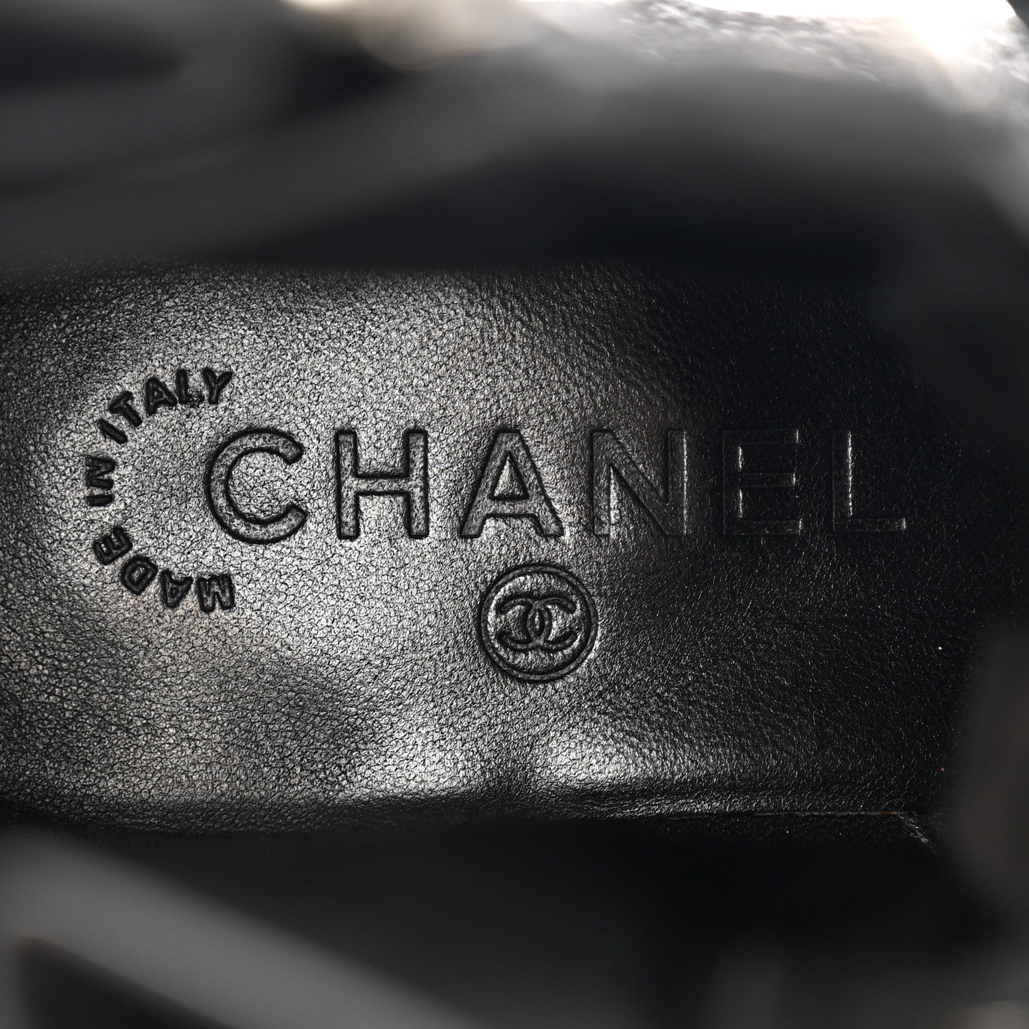 Chanel Suede Calfskin Quilted Lace Up Boots 38 Black 13 of 22