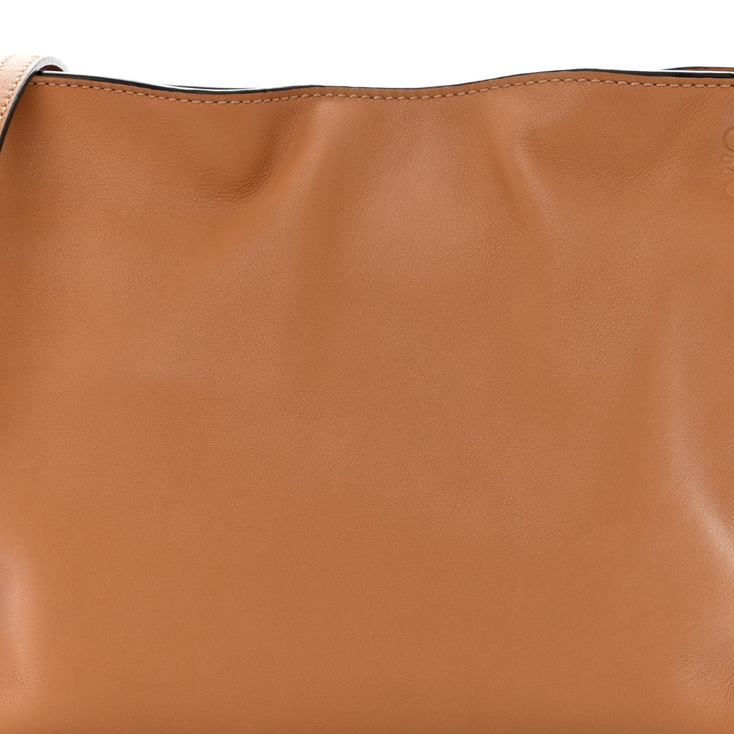 Calfskin Mini Flamenco Knot Clutch Warm Desert