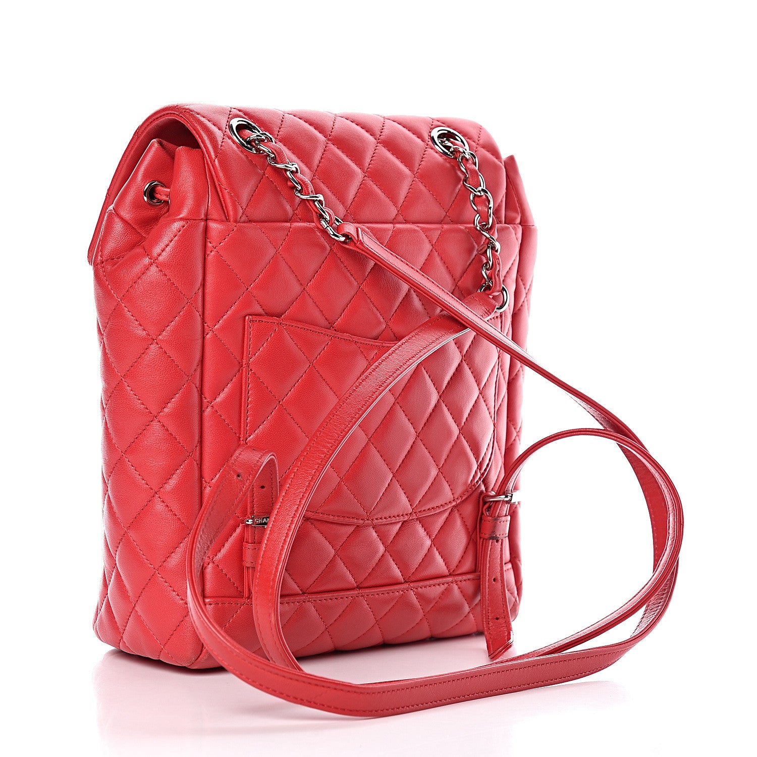 Chanel Lambskin Quilted Small Urban Spirit Backpack Red 3 of 17