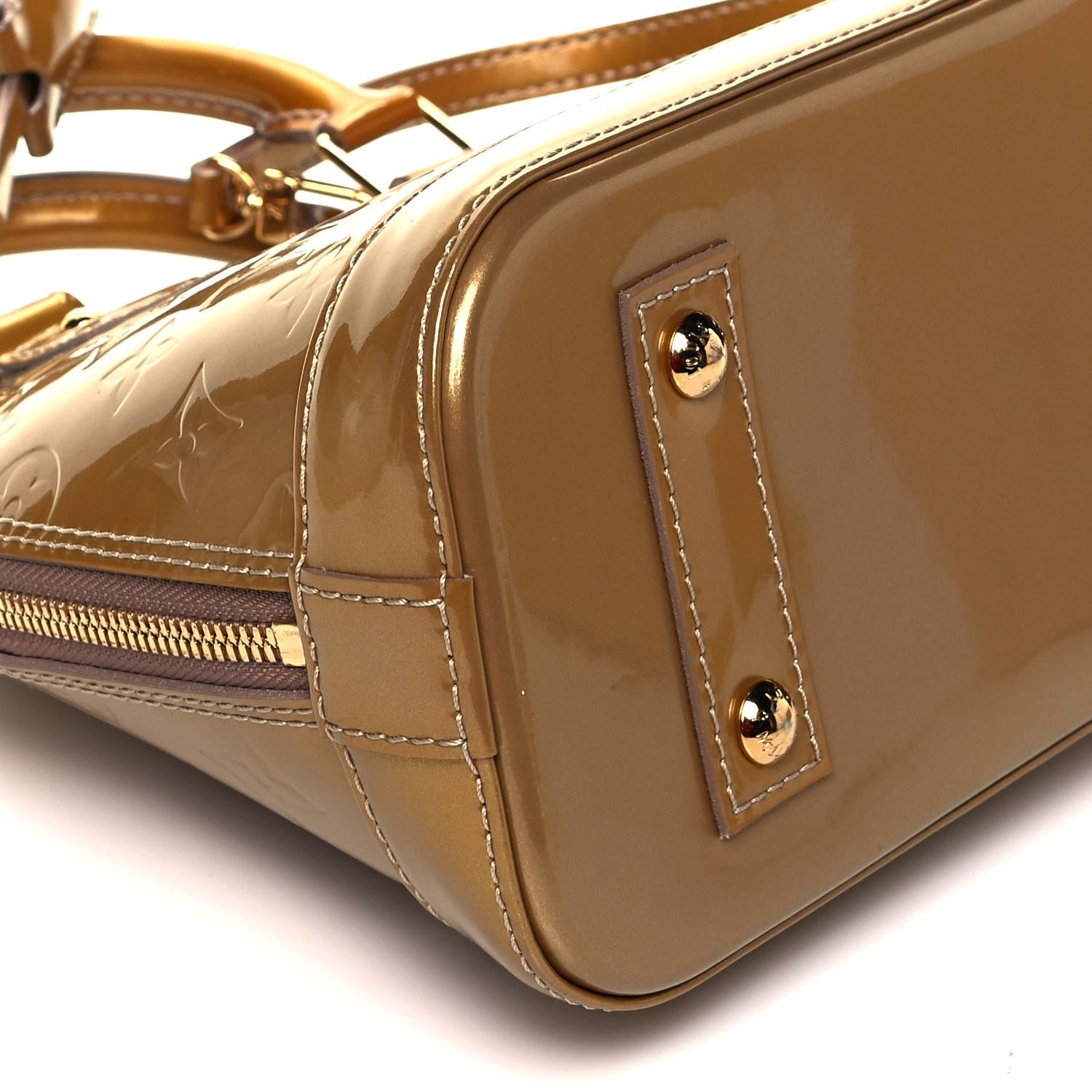 Louis Vuitton Vernis Alma BB Mordore 6 of 8