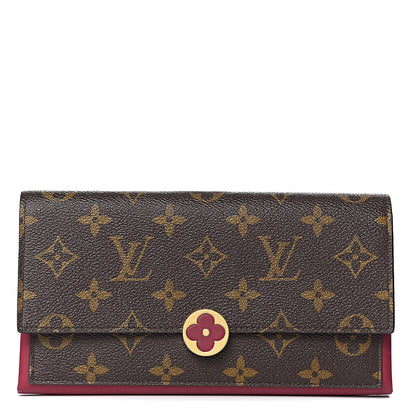 Louis Vuitton Monogram Flore Wallet Fuchsia 1 of 6