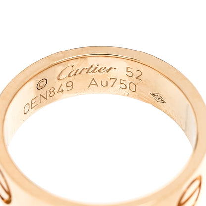Cartier 18K Yellow Gold 5.5mm LOVE Ring 52 6 4 of 5