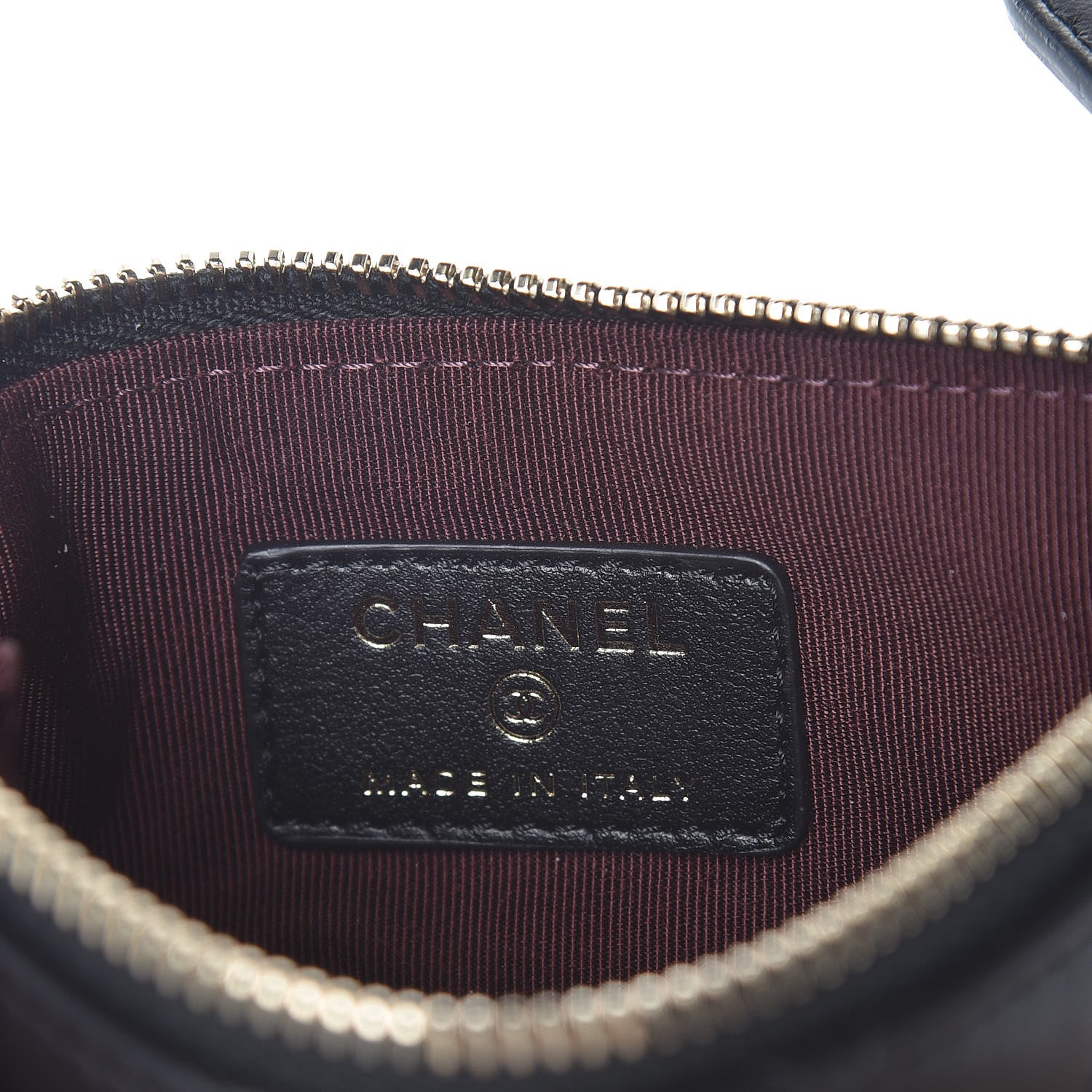 Chanel Aged Calfskin Charm Quilted Small Reissue Cosmetic Case Black 6 of 8