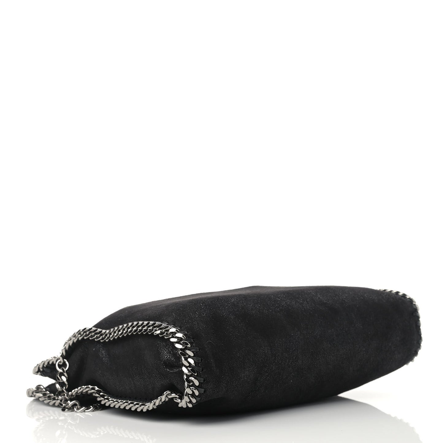 Shaggy Deer Falabella Fold Over Tote Black