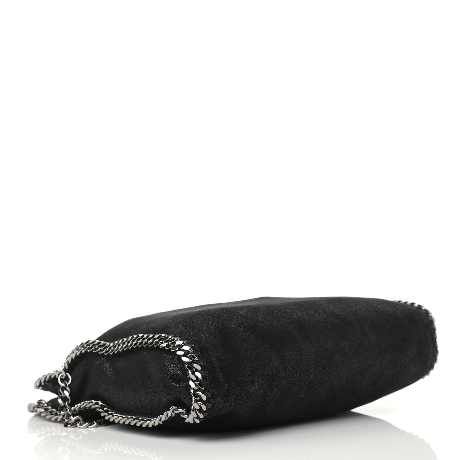 Stella McCartney Shaggy Deer Falabella Fold Over Tote Black 3 of 8