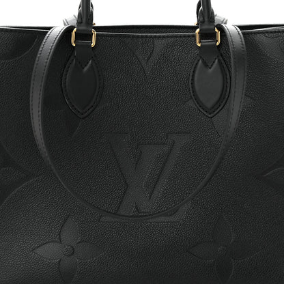 Louis Vuitton Empreinte Monogram Giant Onthego MM Black 7 of 14