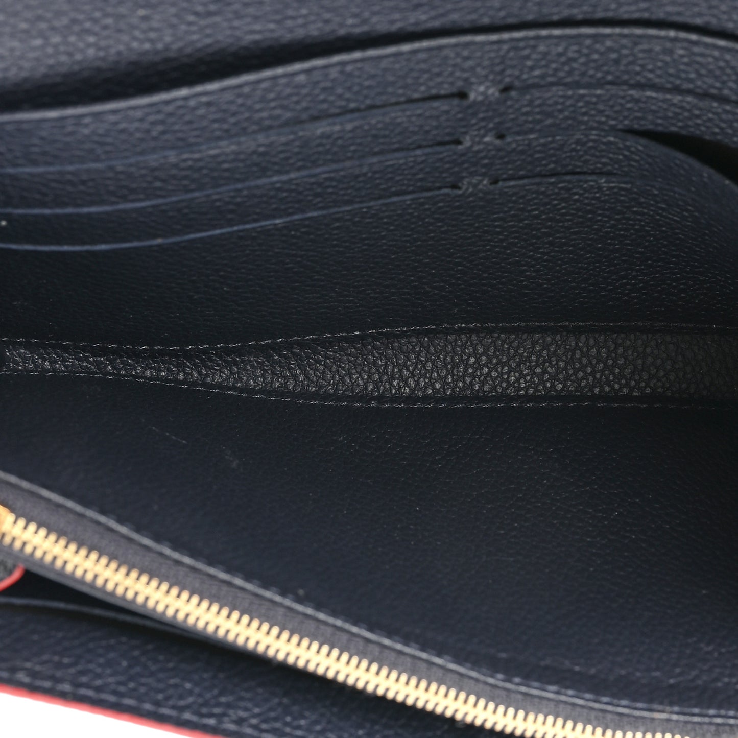 Empreinte Sarah Wallet NM Marine Rouge