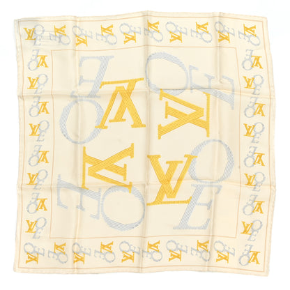Louis Vuitton Silk That's Love Square Scarf Off White 1 of 3