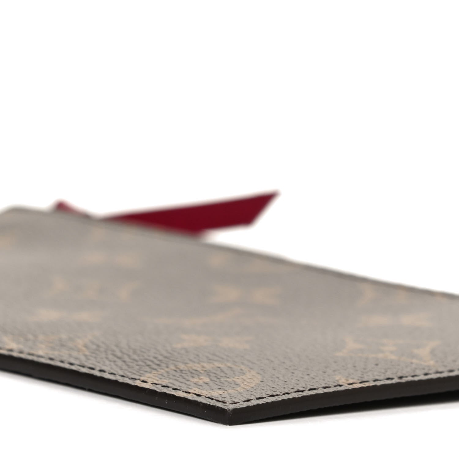Louis Vuitton Monogram Felicie Chain Wallet Zippered Insert Fuchsia 8 of 10