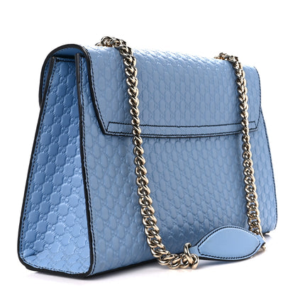 Gucci Microguccissima Medium Emily Chain Shoulder Bag Mineral Blue 3 of 12