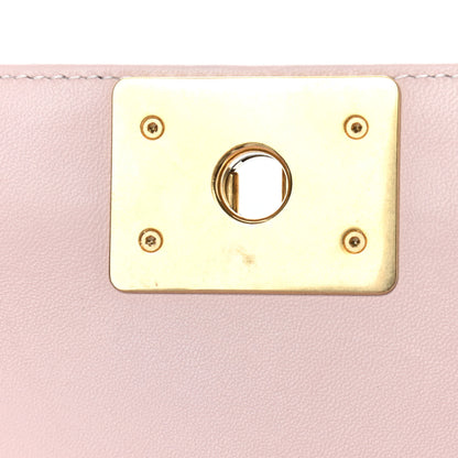 Chanel Tweed Lambskin Medium Boy Flap Pink 12 of 15