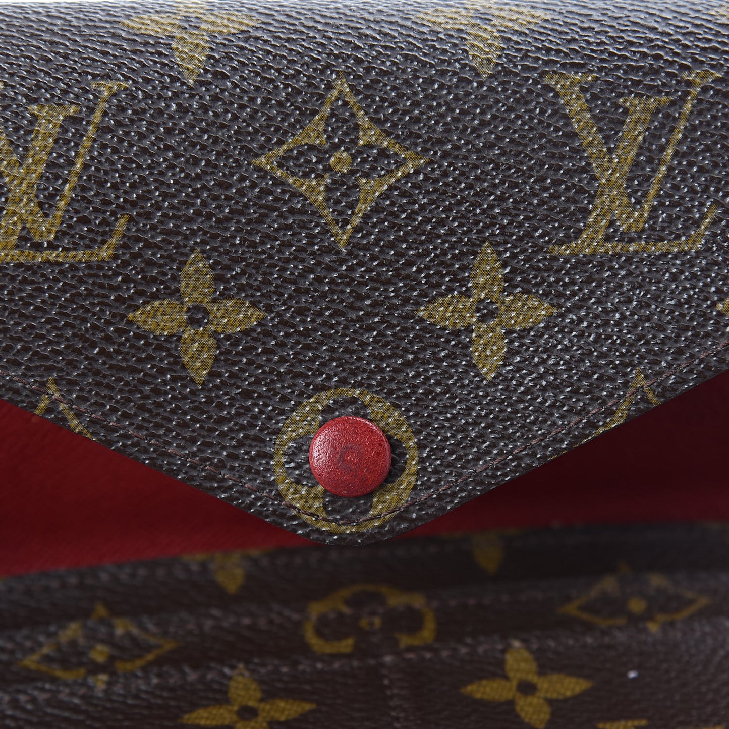 Monogram Josephine Wallet Red