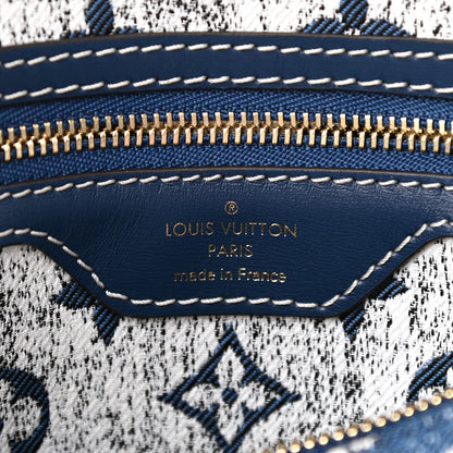 Louis Vuitton Monogram Jacquard Denim Speedy Bandouliere 25 Bleu 6 of 9
