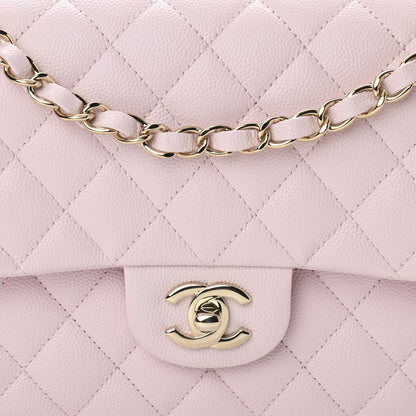 Chanel Caviar Quilted Medium Double Flap Light Pink 8 of 11