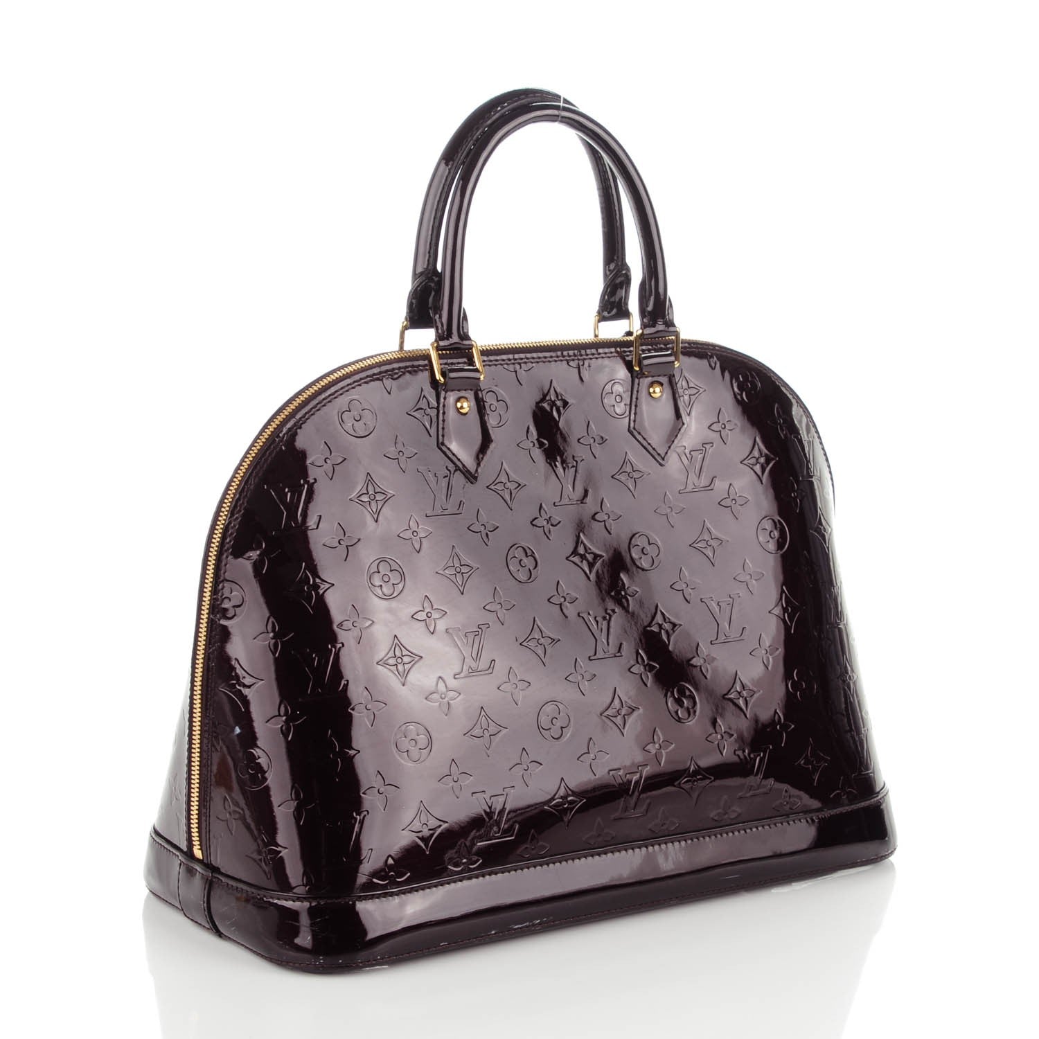 Louis Vuitton Vernis Alma GM Amarante 3 of 7