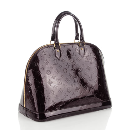 Louis Vuitton Vernis Alma GM Amarante 3 of 7